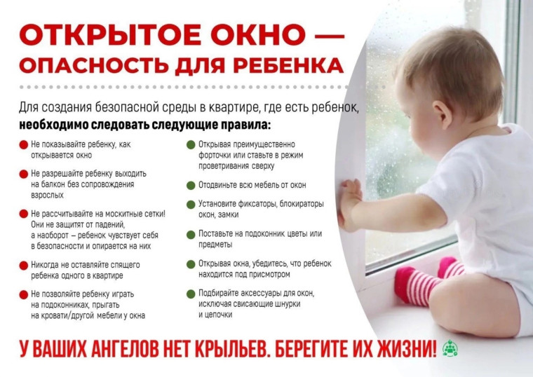 ПРОФИЛАКТИКА НЕСЧАСТНЫХ СЛУЧАЕВ ВЫПАДЕНИЯ ДЕТЕЙ ИЗ ОКОН.